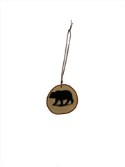 Birch Ornament- Small Bear-Small